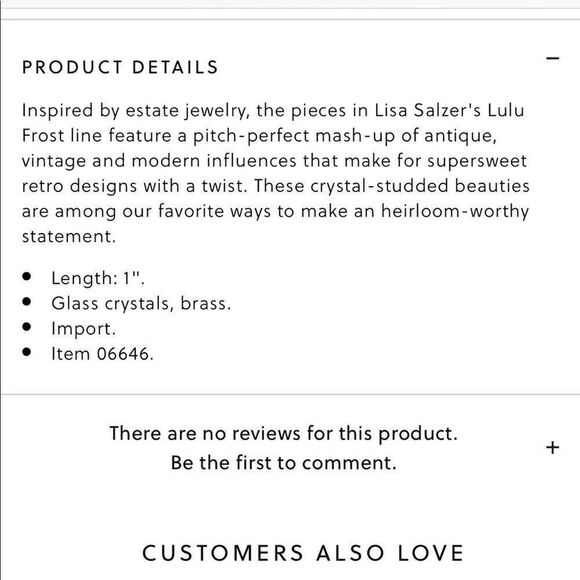 🎉HP🎉 Lulu Frost x J Crew Solar Earrings - Picture 5 of 5